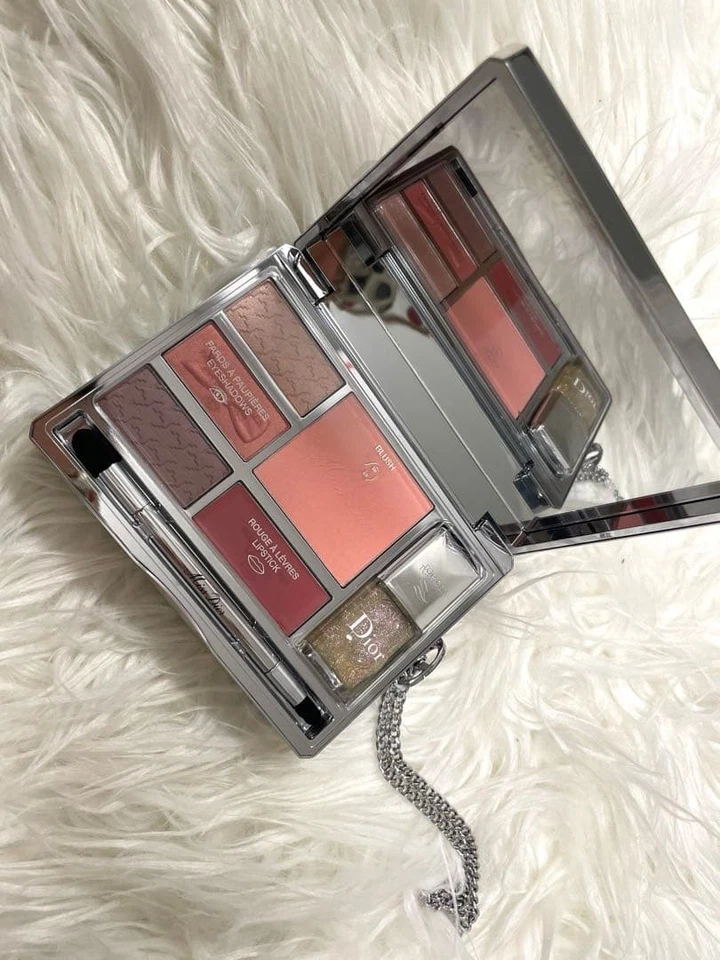 Miss Dior Eyeshadow Cheek Lip Topcoat Palette, Spring 2022 Limited Edition, New - Image 4 of 4