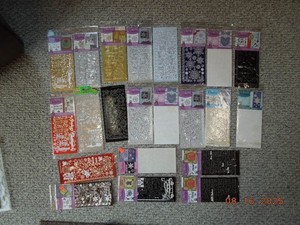 48 PACKAGES  Dazzles Stickers Collection CHRISTMAS HOLIDAY xmas
