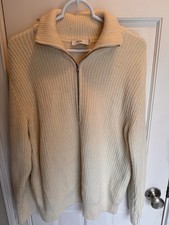 Closed Men s Quarter Zip Pullover Sweater Siz...