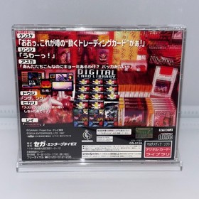 Neon Genesis Evangelion: Digital Card Lib SEGA SATURN Japanese CIB w/ Spine Card