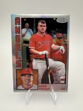 Topps 2019 Chrome 1984 Insert Mike Trout #84TC-17 Angels Baseball