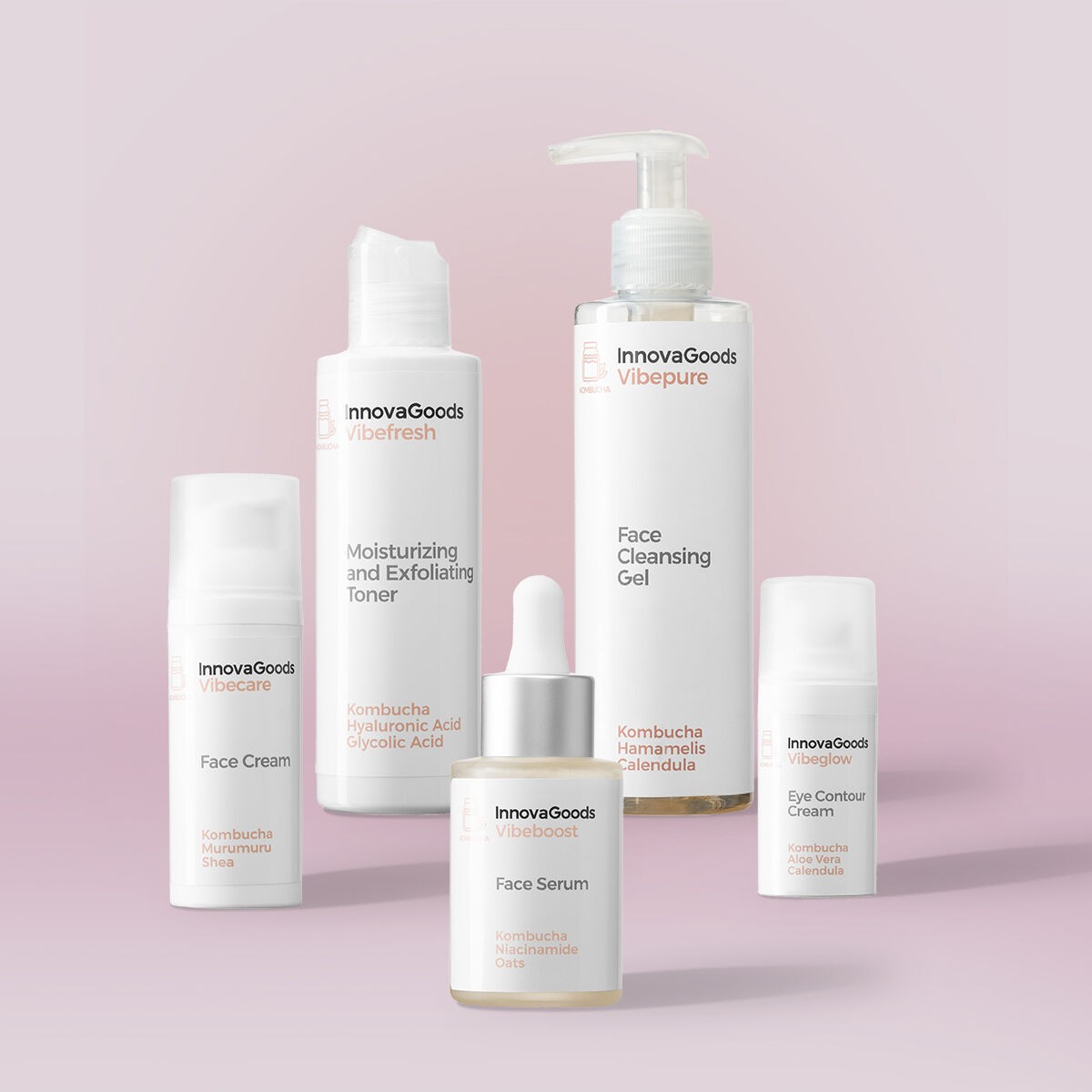 Confezione viso di routine Kombucha InnovaGoods