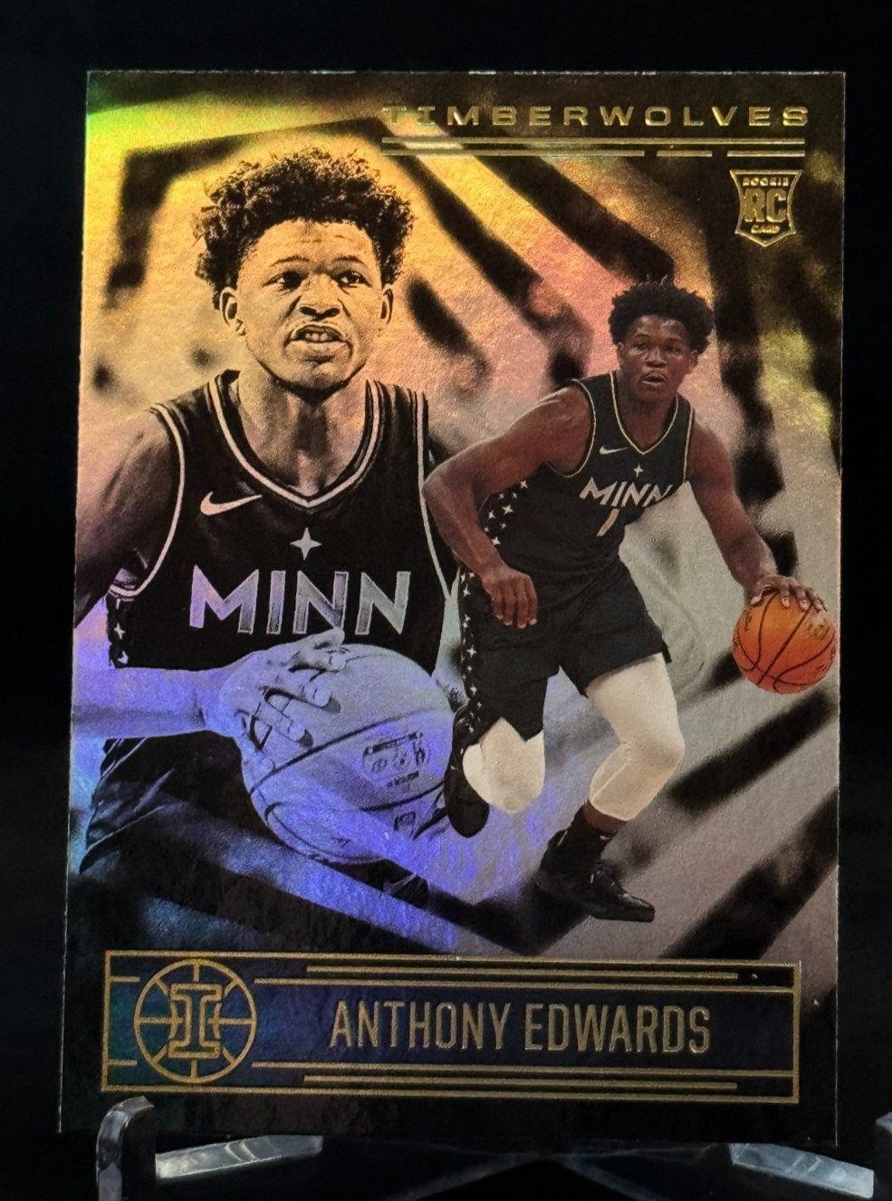 2020-21 Panini Illusions Rookie Card #152 Anthony Edwards Minnesota Timberwolves