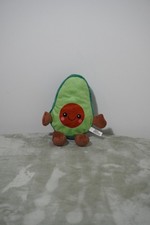 ToyWorks Amuseable Avocado Plush 8” Stuffed Toy Cute Smiling Face Soft