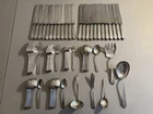 MINUET BY INTERNATIONAL STERLING SILVER 100 PC. FLATWARE SET - MONOGRAMMED