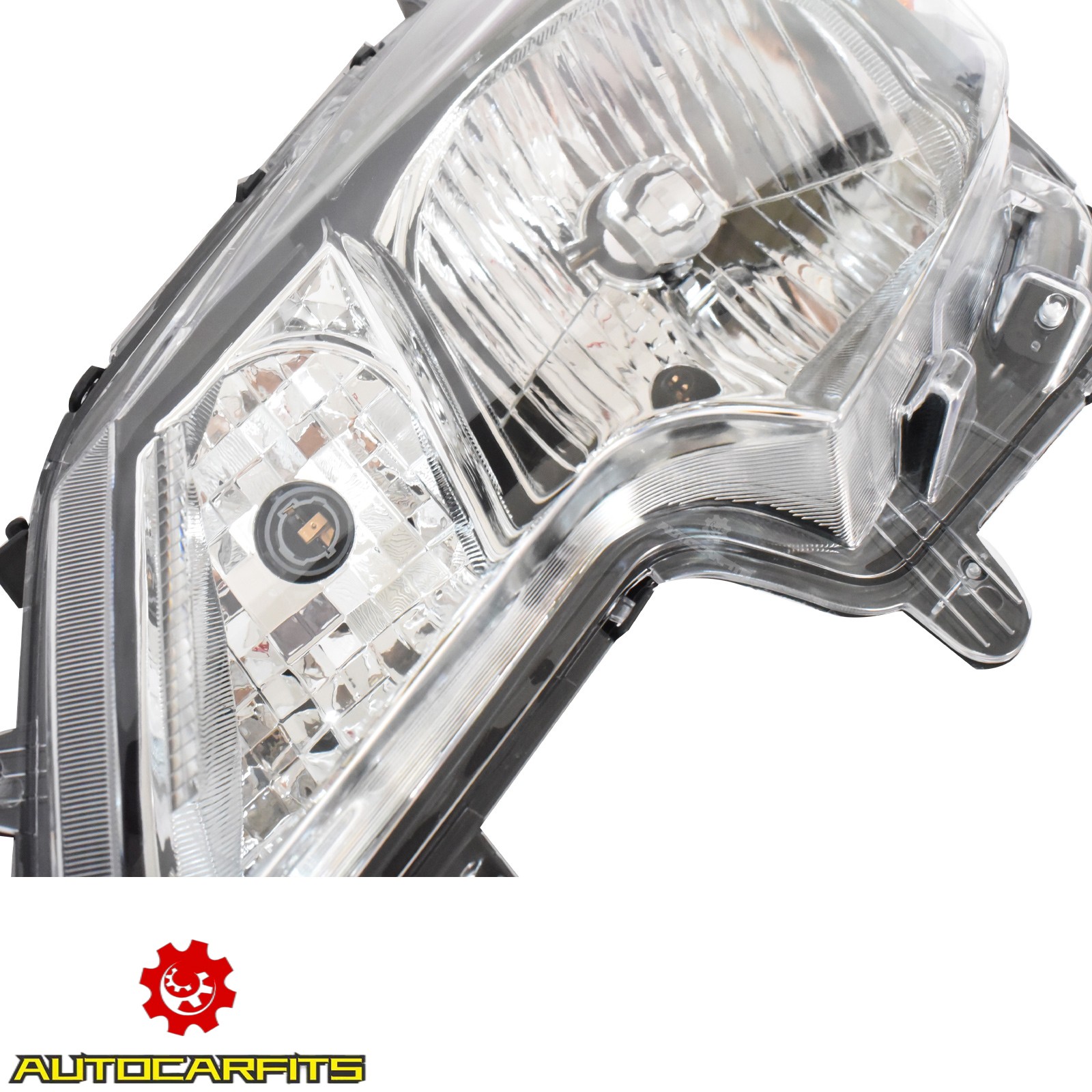 For Mitsubishi Mirage 2021-2024 HeadLights Head Lamp Halogen Black Left＋Right