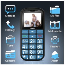 uleway 4G Big Button Mobile Phone for Elderly, Easy to Use Basic Device With SOS