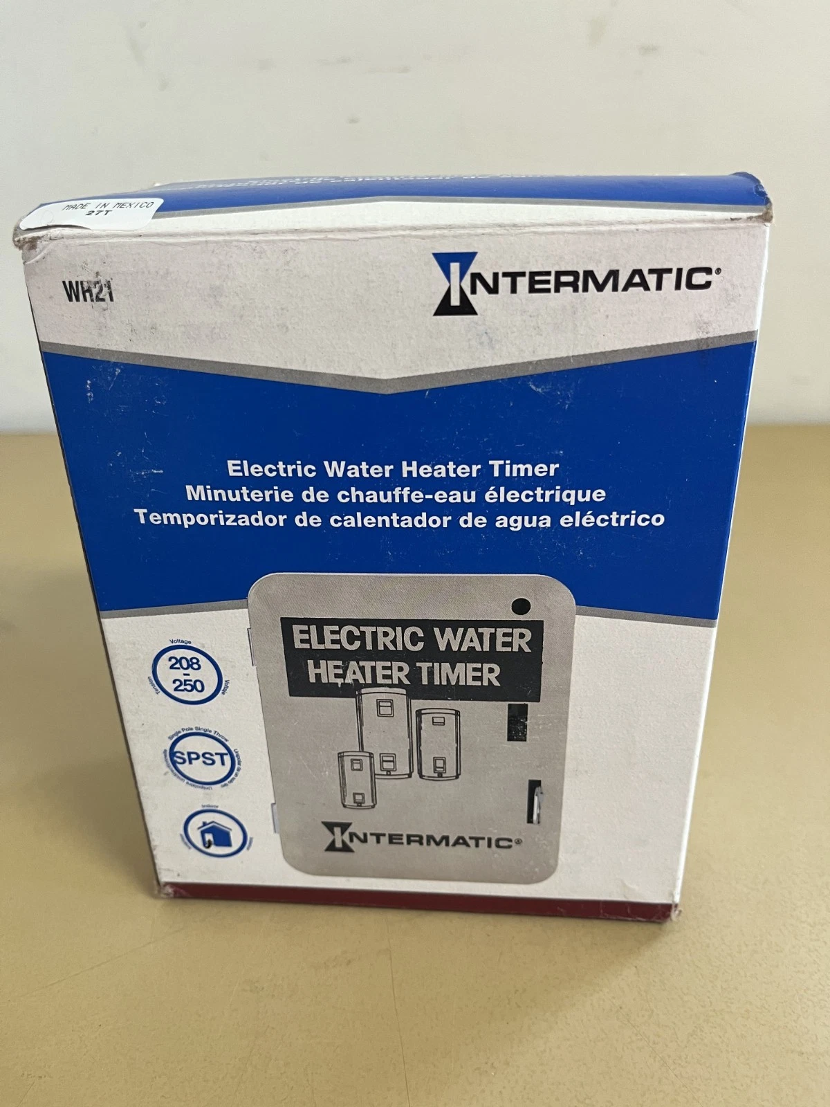Intermatic WH21 Electric Water Heater Timer, New Open Box
