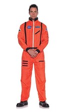 Astronaut Flight Suit - NASA - Orange - Costume - Men - Standard