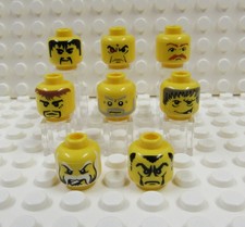 Lego Minifigure Heads Lot of 8 - New