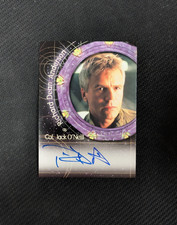 2000 Rittenhouse Stargate SG-1 Richard Dean Anderson Jack Signed Auto Card