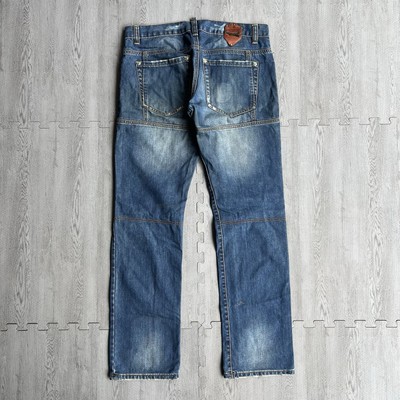Designer DSQUARED2 Distressed And Faded Denim Jeans Made In Italy