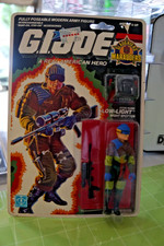 Gi Joe 1989 Sgt Slaughter Marauders Low-Light Moc New SEALED