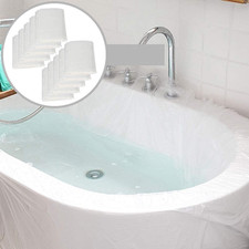 10 Pack Disposable Bathtub Cover Liner, Ultra Large Bathtub Liner Plastic Bag fo