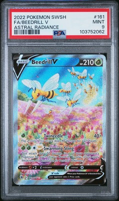 2022 POKEMON SWORD & SHIELD ASTRAL RADIANCE #161 FULL ART/BEEDRILL