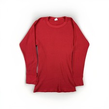 Vintage Long John  s Thermal Underwear Shirt Mens Large Waffle Knit USA 1960  s