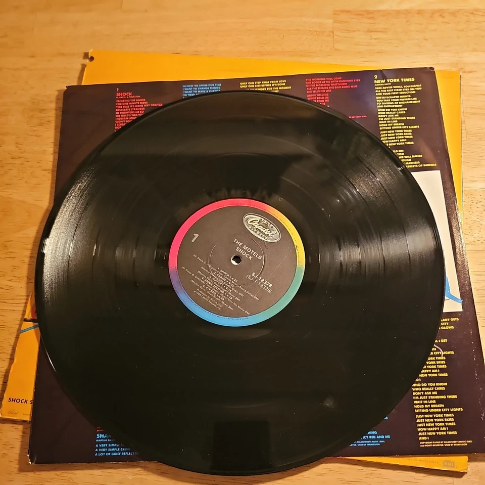 The Motels – Shock - 1985 - Capitol Records SJ-12378 Vinyl LP VG+/VG+ Foto 4 de 4