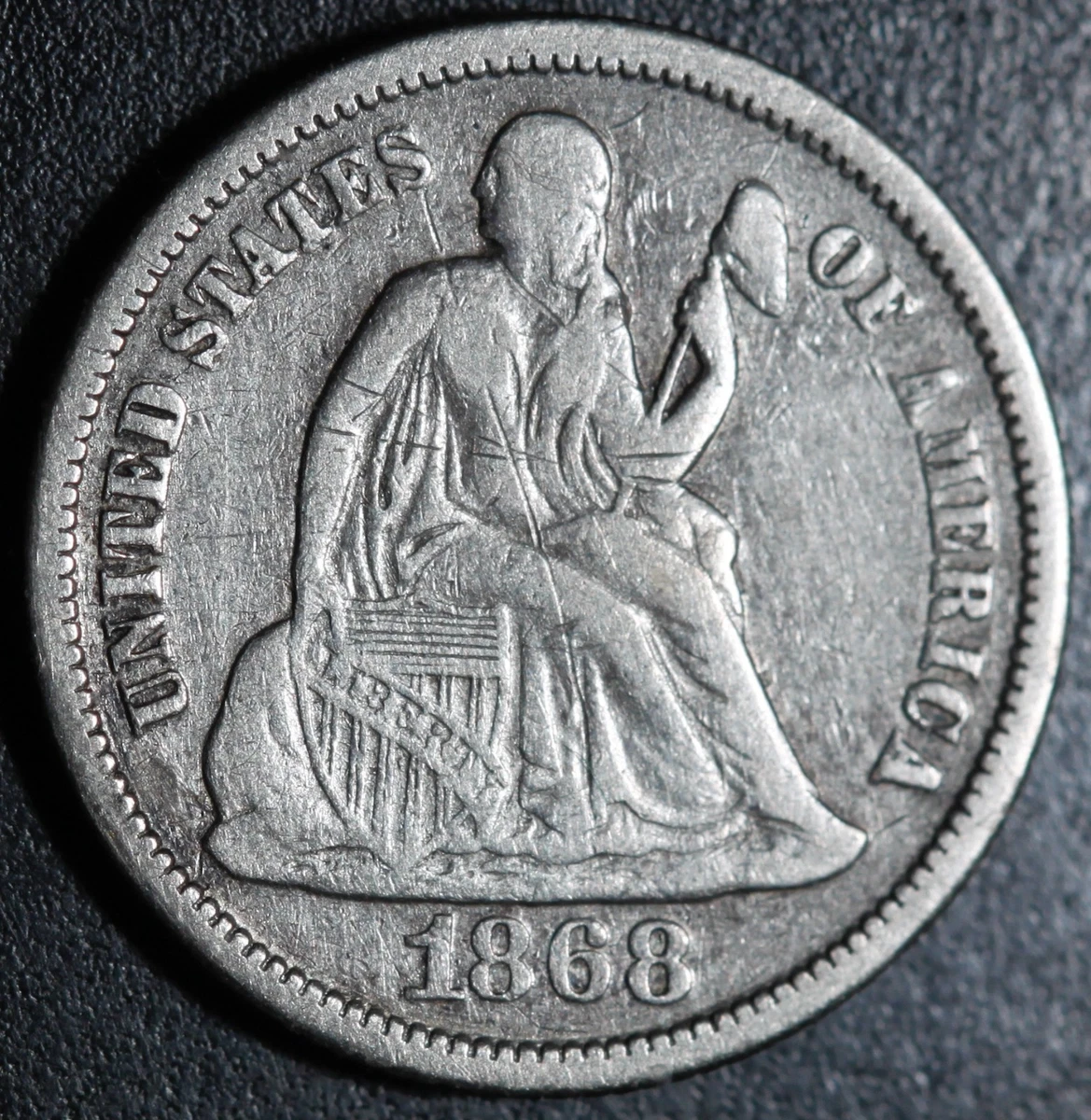 1868 Year Seated Liberty Dimes (1837-1891) for sale | eBay