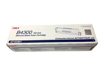 OKI Genuine Black Toner Cartridge B4300 Series 42102901