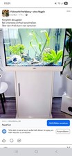 Aquarium Becken Glas Kasten 300l Aquarium Tank mit LED Licht und Pumpe