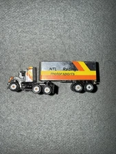 Vintage 1989 NTL Racing Motorsports Chrome Micro Machine Semi Truck