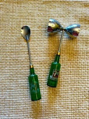 Vintage 7up Bar Tools w/dice
