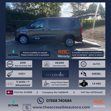 2019 Citroen Berlingo 1.5 BlueHDi 100 Feel LWB EAT8 - AUTO WAV &ndash; Only 49k Miles