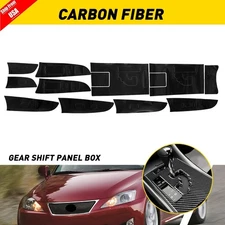 Carbon Fiber Gear Shift Panel Box Cover Fit LEXUS IS250 IS300 IS350 2006-2012 US