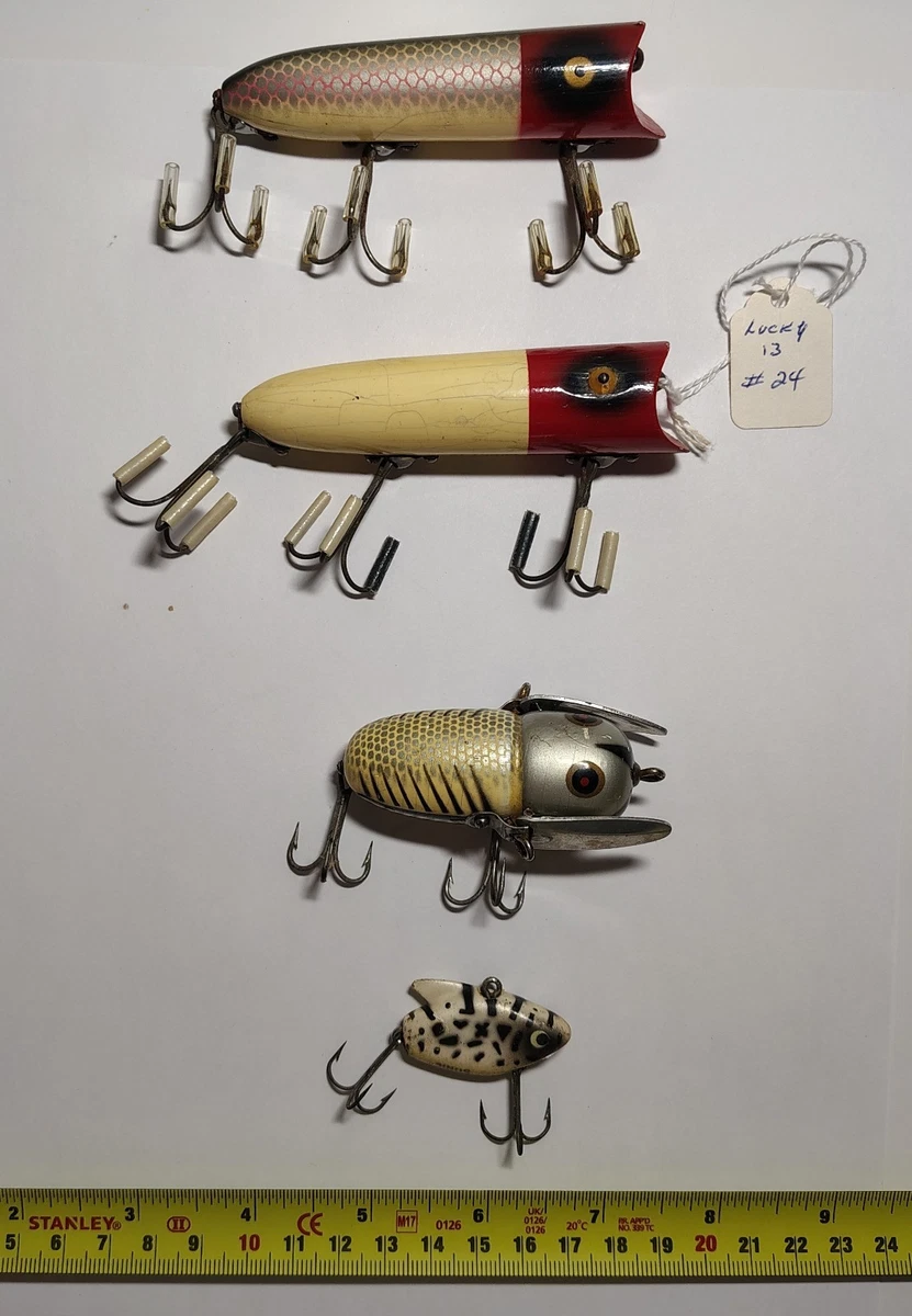 Heddon Bass Wooden Vintage Fishing Lures for sale | eBay