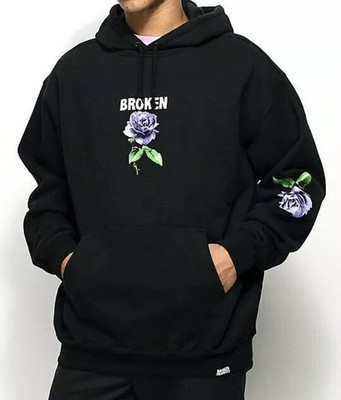 Broken Promises Thornless Black Hoodie New