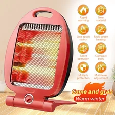 Electric Small Space Heater Heaters Fan Energy Efficient Warmer Indoor Portable