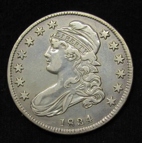 1834 Capped Bust Half Dollar Coin
