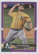 2018 Bowman Draft Purple 70/250 Dallas Woolfolk #BD-127 0sm9