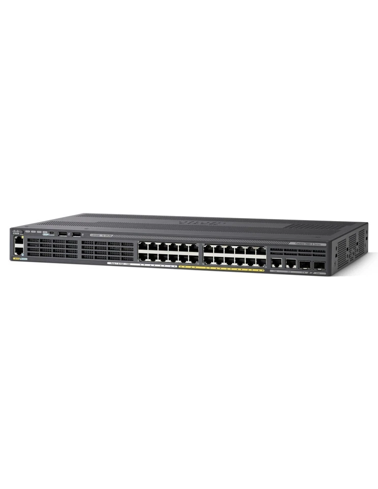 🔀 Cisco Catalyst 2960X 24 Ports PoE+ 370W Gigabit Switch LAN Base 🔗 - Photo 1/1