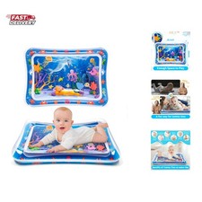 Tummy Time Water Mat Inflatable Tummy Time Water Play Mat for Babies, Infants...