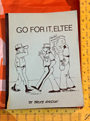 BRUCE HIGDON Cartoonist Signed Book - GO FOR IT, ELTEE