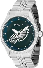 NEW INVICTA WATCH NFL Philadelphia Eagles 42414 43mm PC21 Quartz  NO BOX