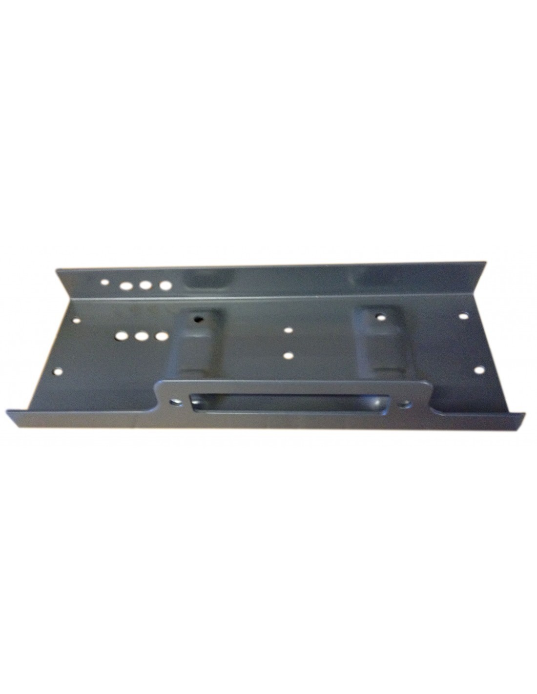 Platine de montage treuil long 600 renforcée entraxes 254 mm haute charge
