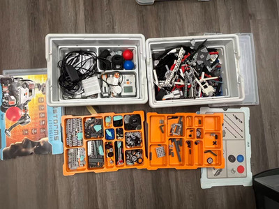 2 boxes of LEGO Education: Mindstorms Education Base Set  9797, as is