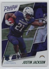 2018 Panini Prestige Rookie Xtra Points Green Justin Jackson #247 3b8