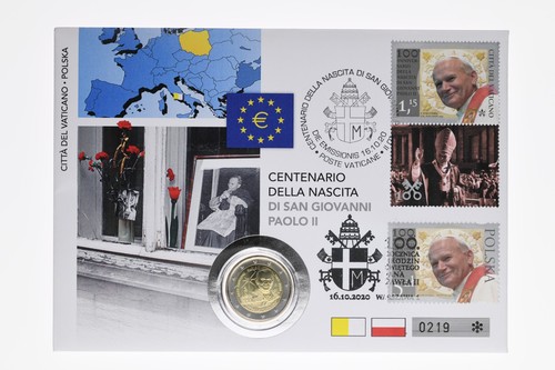 2 Euro + 50 Cent Numisbrief Vatikan - Numisbriefe zur Auswahl Münze + Briefmarke - Bild 65 von 75