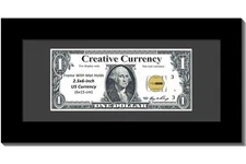 Creative Picture Frames [$4x9bk-b Black First Dollar Frame with Black Matting...