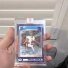 2024 Panini Clearly Donruss Michael Penix Jr. Falcons Rookie Auto /49 #59