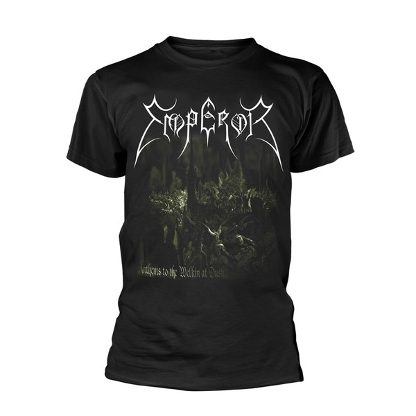 Emperor - Anthems 2014 Black T-Shirt, Front & Back Print X-Large-image
