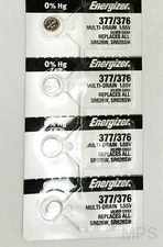 4 NEW ENERGIZER 377 376 SR626SW SR626W watch battery