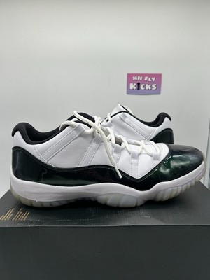靴 AIR JORDAN 11 WHITE/BLACK-EMERALD R Size 14 - Air Jordan 11 Retro Low Emerald for sale online | eBay
