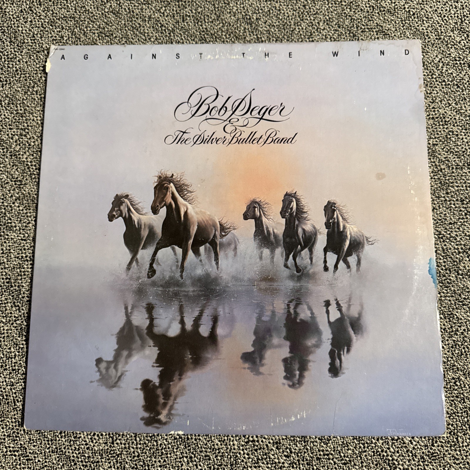 BOB SEGER and the Silver Bullet Band  ~ Against the Wind (LP) Vinyl Record 1980