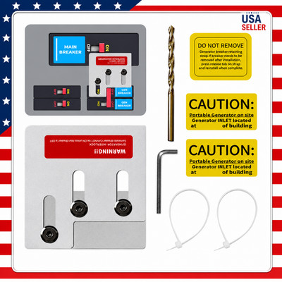 Generator Interlock Kit Compatible with Square D QO or Homeline 150 or 200 amp P