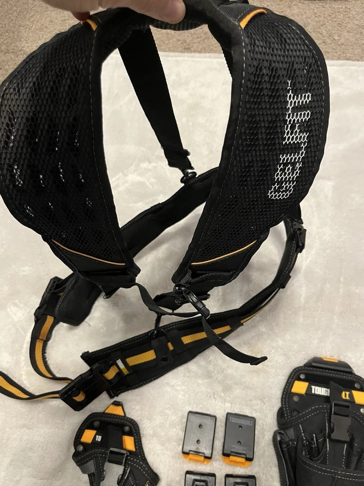 ToughBuilt ClipTech Tool Belt w/ GelFit Suspenders, Clips, Tool Pouch, Holster - Image 2 of 4
