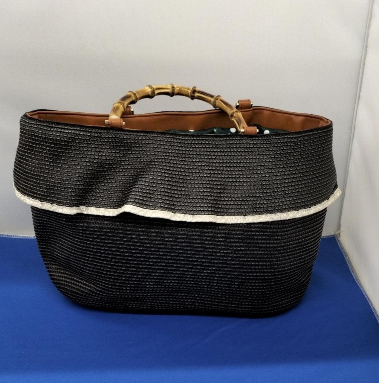 Handbag Model Drawstring Basket Bag Samantha Thav… - image 2